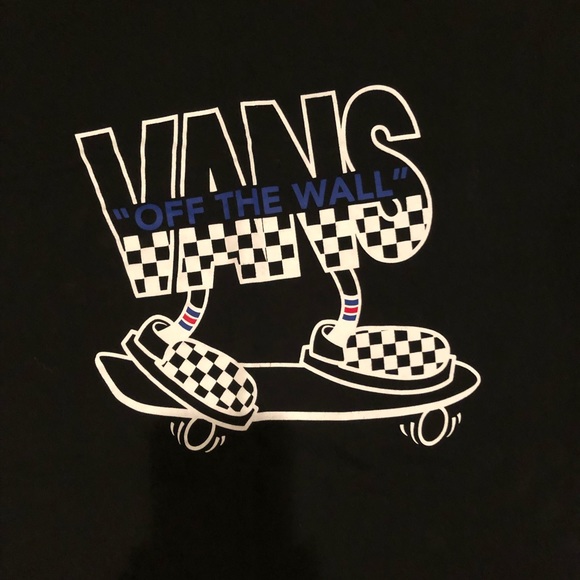 Men’s Vans Black T Shirt Size Medium Skateboard Design - Picture 3 of 6